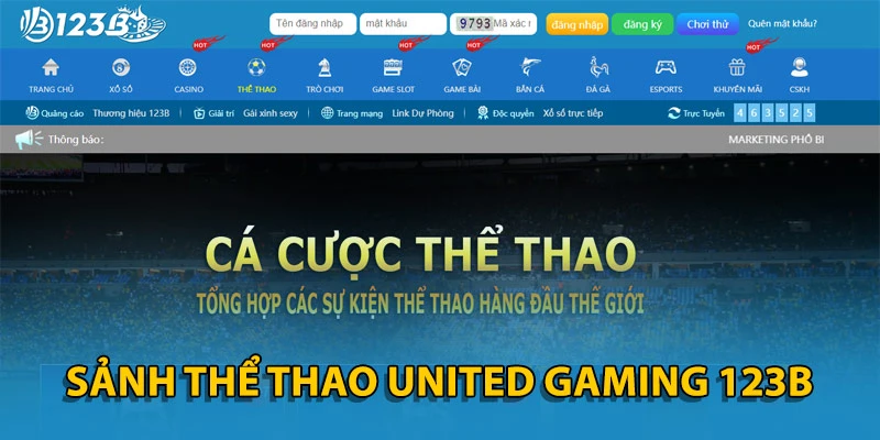 United Gaming 123B sân chơi các cượcuy tín