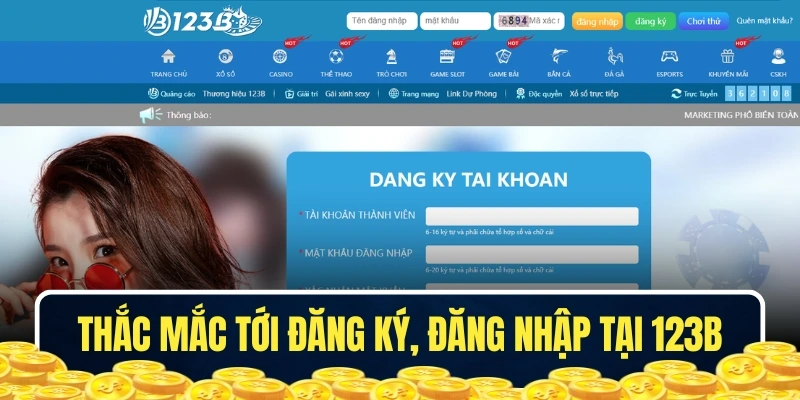Vấn đề thắc mắc liên quan tới đăng ký, đăng nhập